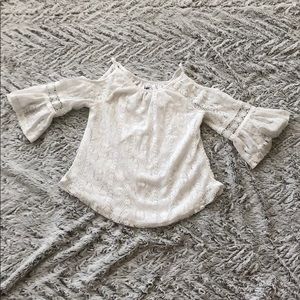 🍍4/$20🍍 White lace girls shirt